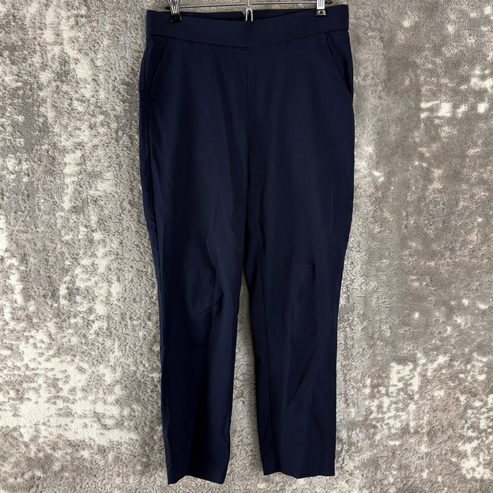 Jules & Leopold Size S Mid Rise Stretch Ankle Dress Pants Navy Blue N/A Women